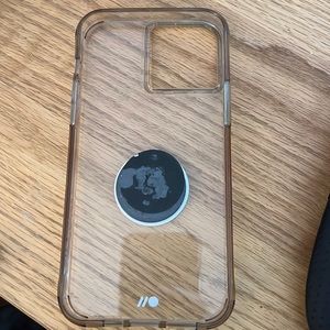 IPhone 13 Pro Max case with popsocket